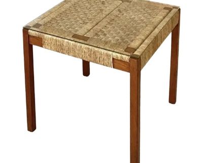 Michael Van Beuren Woven Cord Game Table