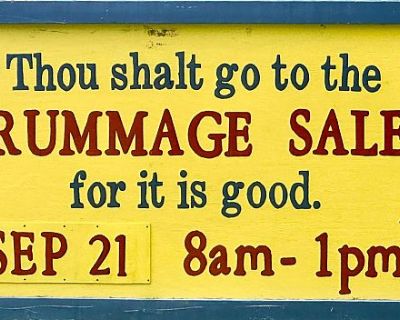 Annual Never-Know-What-You ll-Find Rummage Sale