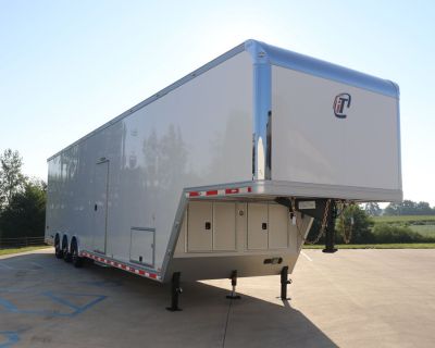 New 2026 42' Intech Ramp Over Gooseneck 102" Wide Body