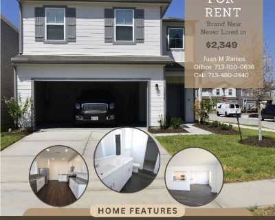 This is the place for you.  This spacious and stylish 4-bedroom, 2.5-bathroom with a 2 car garage Brand New Home was just delivered to the owner two days ago.  Ready to move in. Corner lot with beautiful landscaping, High ceilings, open floor plan, Ceramic Tile on the first floor and Carpet on the bedrooms, new Stainless-steel appliances, Cable and data ready.  Don’t let this one go by, Call us...