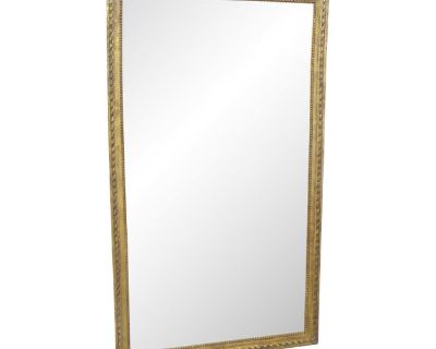 Antique French Louis XVI Style Giltwood Mirror