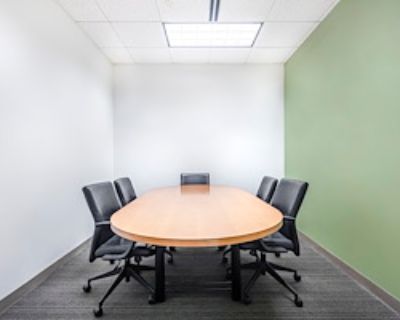 Meeting room. Work along like-minded professionals in our vibrant coworking spaces. IMPORTANT: By requesting to book space at this venue, you agree to a 14-day cancellation policy and the venue's terms of use. Read the terms at; https://bit.ly/regus-terms-of-use Review the Moderate 14 Day Cancellation policy at; https://liquidspace.com/terms/hourly-space-license-agreement