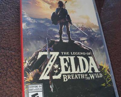Zelda Breath of the Wild Nintendo Switch Game