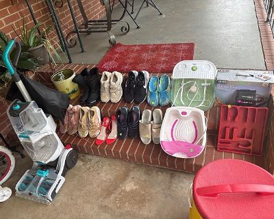 women s clothes , purses , furniture