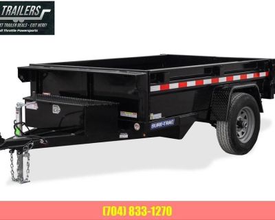 2025 Sure-Trac 5 x 8 Low Profile Homeowner Dump Trailer 5K Single Ram
