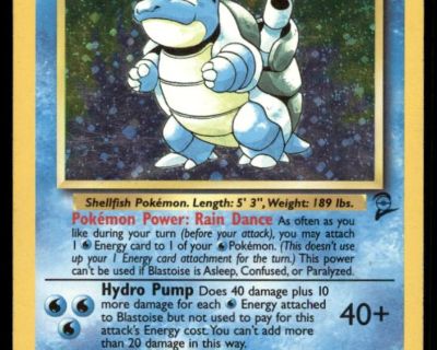 Blastoise Base Set 2 Holo Pokemon Card