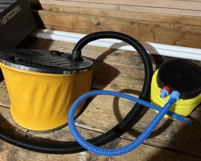 2 foot-powered air pumps-Coon Lake