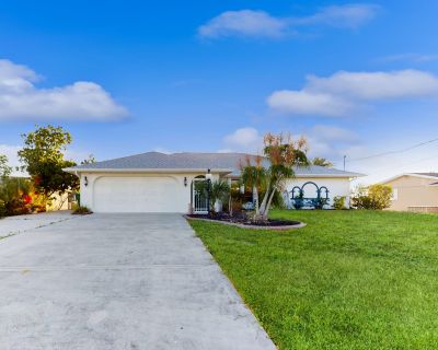 Avg / night: $195. Snowbird Friendly Waterfront Escape with Private Pool, Dock & Serene Canal Views | Located in Port Charlotte, FL | 4.0 Stars | 3 Bed, 2 Bath | No Pets. No pets. Max 6 guests. Welcome to your private waterfront oasis in Port Charlotte! This charming 3-bedroom, 2-bathroom home is the ideal getaway for snowbirds, couples, and anyone craving a peaceful, sun-soaked escape in South...