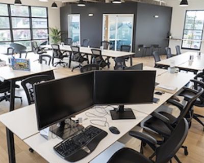 Assigned desk that only the member can occupy in a coworking area. The member can rely on the same desk being available. (Capacity set to 1 and not changeable).. The Hive is located within Vibe Coworks, an active coworking space, and includes a 65. Furnished Dedicated Desks include ergonomic task chair and your choice of a locking file cabinet or permanent locker. Furnish your desk with the mon...