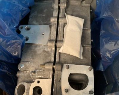 Brand new, in the box, New Old Stock AS41 Brazil Mag case Bone stock. I do have a 76mm crankshaft with Chevy rod journals, stroker stock bore, 85.5 B p/c, and CB H-Beam rods, that will drop right in build yourself a stock looking engine with a lot more grunt/ torque or just buy the case by itself