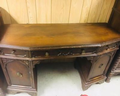 Antiques furniture, glassware, collectibles