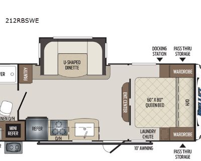 2020 Keystone Rv Bullet 212RBSWE