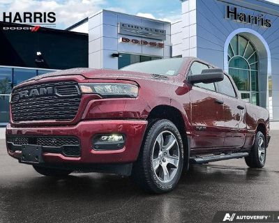 2025 RAM 1500 Tradesman 4x4 Crew Cab 6'4 Box | One Owner | No Reported Accidents