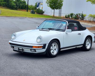 1989 Porsche 911 Carrera Cabriolet Manual Transmission