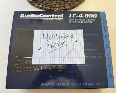 ~ LIKE NEW AUDIOCONTROL 4 CHANNEL LC-4.800 AMP ~