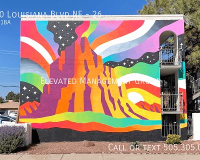 1 Bedroom 1BA 535 ft Pet-Friendly Apartment For Rent in Albuquerque, NM