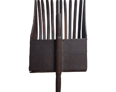 Mid Century Wooden Berry Picker