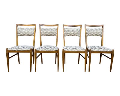 Mid Century Modern Set of 4 Paul McCobb Italian Style Dining Chairs