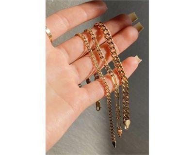 14K Solid Gold Chains