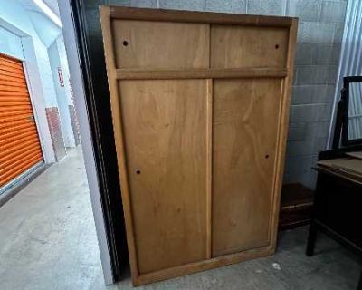 FREE Large Wood Wardrobe! Must move ASAP!