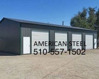 American Steel All Metal Buildings RV Boat & Car Ports Garages