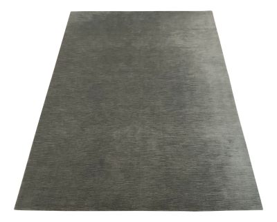 Nourison Home for Christopher Guy Slate Gray Strie Mohair Wool Hand Loomed Rug 9x12