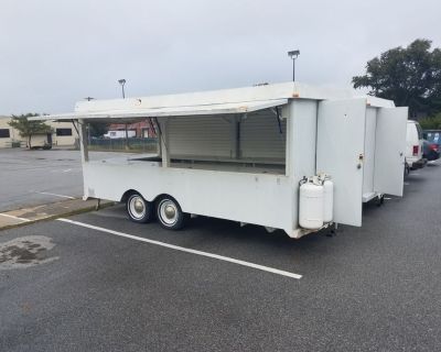Two Supreme 16' x 8' concession trailers