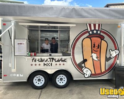 2022 16'  Hot Dog Food Concession Trailer Mobile Vending Unit