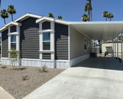 7300 N. 51st Ave #A-5. Own your own home in a quiet, well-maintained 55+ Community! This 3 bed/2 bath home was manufactured in 2023, and has 1132.80 sq. ft. of living space. This beautiful home has a large Island kitchen wi .... 3 Bedroom. 2 Bathroom