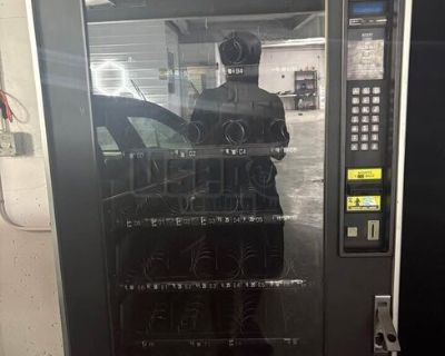 (2) Crane National Vendors 4 Wide Snack Vending Machines For Sale in Wisconsin!