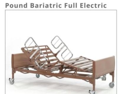 Invacare bariatric hospital bed