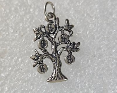 Sterling Silver MONEY TREE CHARM