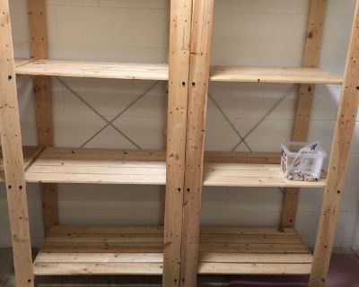 Free Ikea Wooden Shelving