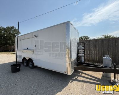 NEW - 2024 20' Kitchen Food Trailer with Fire Suppression System | Concession Trailer