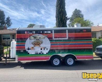 2017 - 16' Commercial Mobile Kitchen / Used Food Concession Trailer