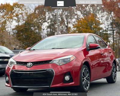 2014 Toyota Corolla S Plus Sedan 4D