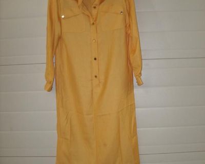CAROLINE ROHMER - Vintage Yellow Dress size 11/12