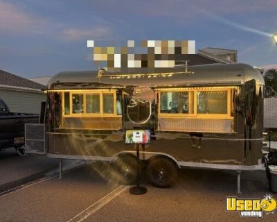 Turnkey Established Business - 2022 7.5' x 16' Food and Drink Trailer | Concession Trailer