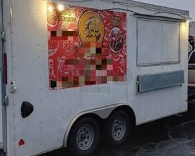 2021 8' x 16' Kitchen Food Trailer with Fire Suppression System