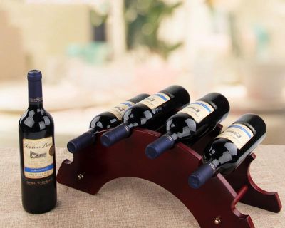 Display Your Wine in Style: Get the Elegant Decorative Wooden Wine Rack