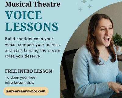 Online Voice Lessons Ages 12+