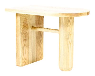 Custom Modernist Rectangular Side / End Table — Ventana — Ash + White Oak