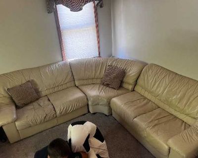 FREE LEATHER RECLINER AND COUCH