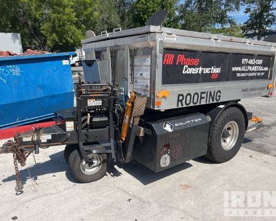 2019 Equipter RB400 8 ft 8 in S/A Roofing Dump Utility Trailer