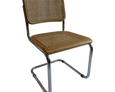 Mid 20th Century Cane and Chrome Cesca Style Chair