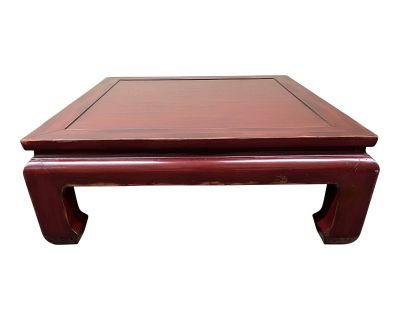 Ethan Allen Ming Dynasty Red Coffee Table