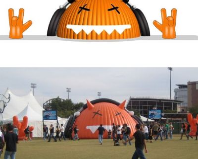 Exotic Inflatable Tents and Kiosks for Promotion