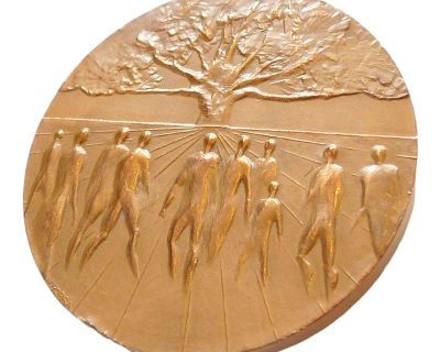 Modernist French Bronze Medal