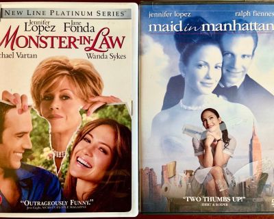 "Monster-In-Law" & "Maid In Manhattan" $5 Dvd Combo Special