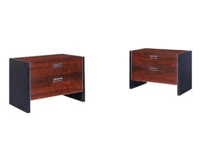 Mid-Century Rosewood Nightstands by Robert Baron for Glenn of California